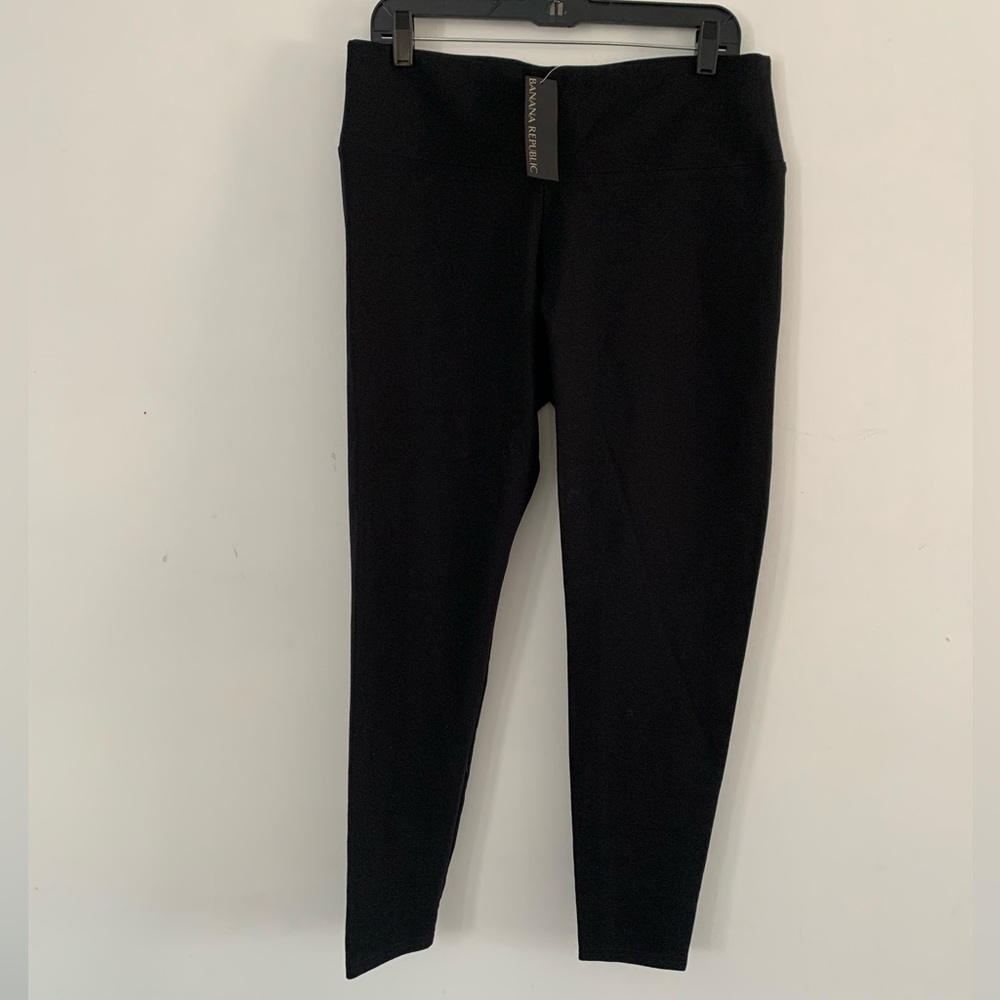Banana Republic XL High Rise Ankle Black Legging Pants NWT